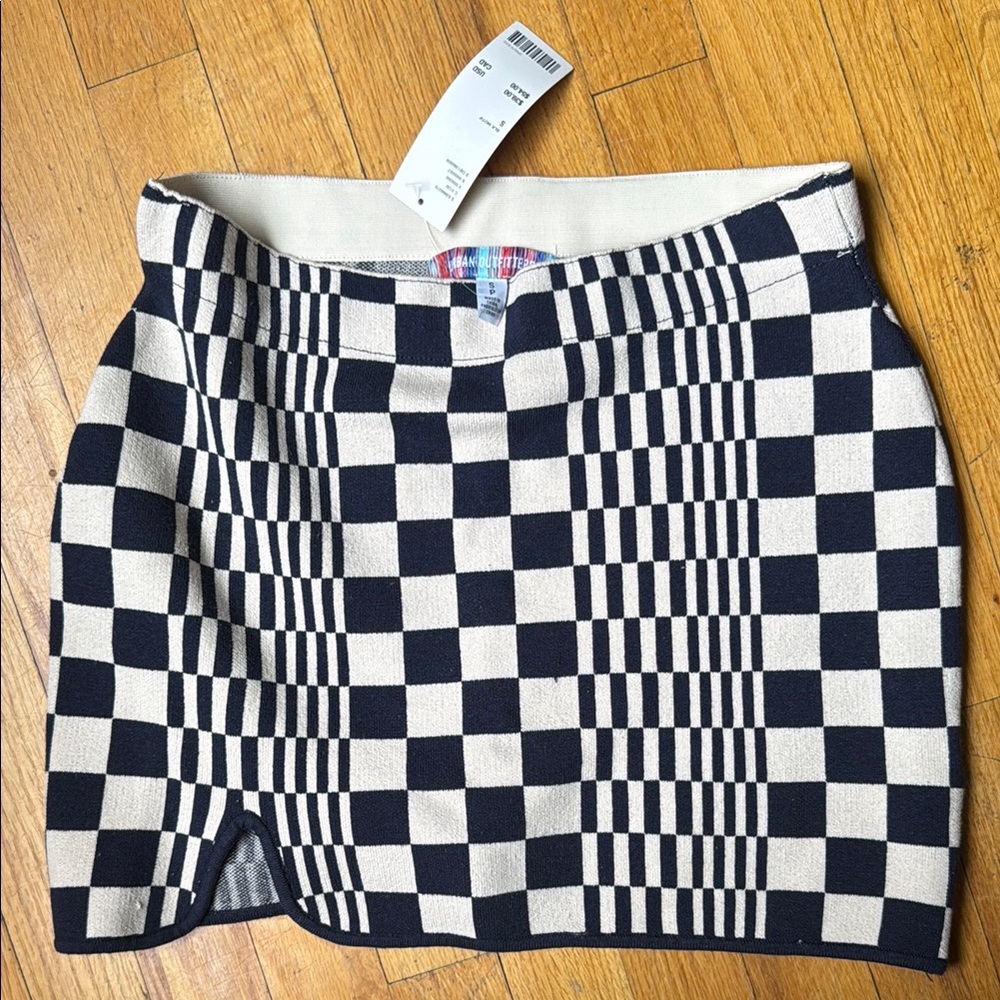 Urban Outfitters Black and White Mini Skirt